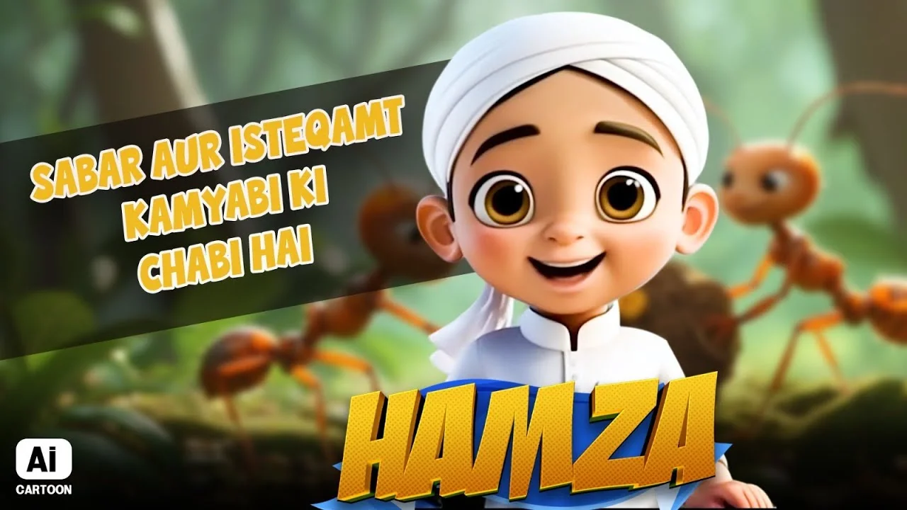 Sabar Aur Isteqamt Kamyabi Ki Chabi Hai | Hamza Cartoon Series | AI Cartoon Video | Madani Channel Program